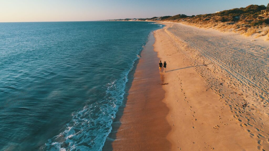 Binningup Beach, Bunbury in Australia's South West during Birak