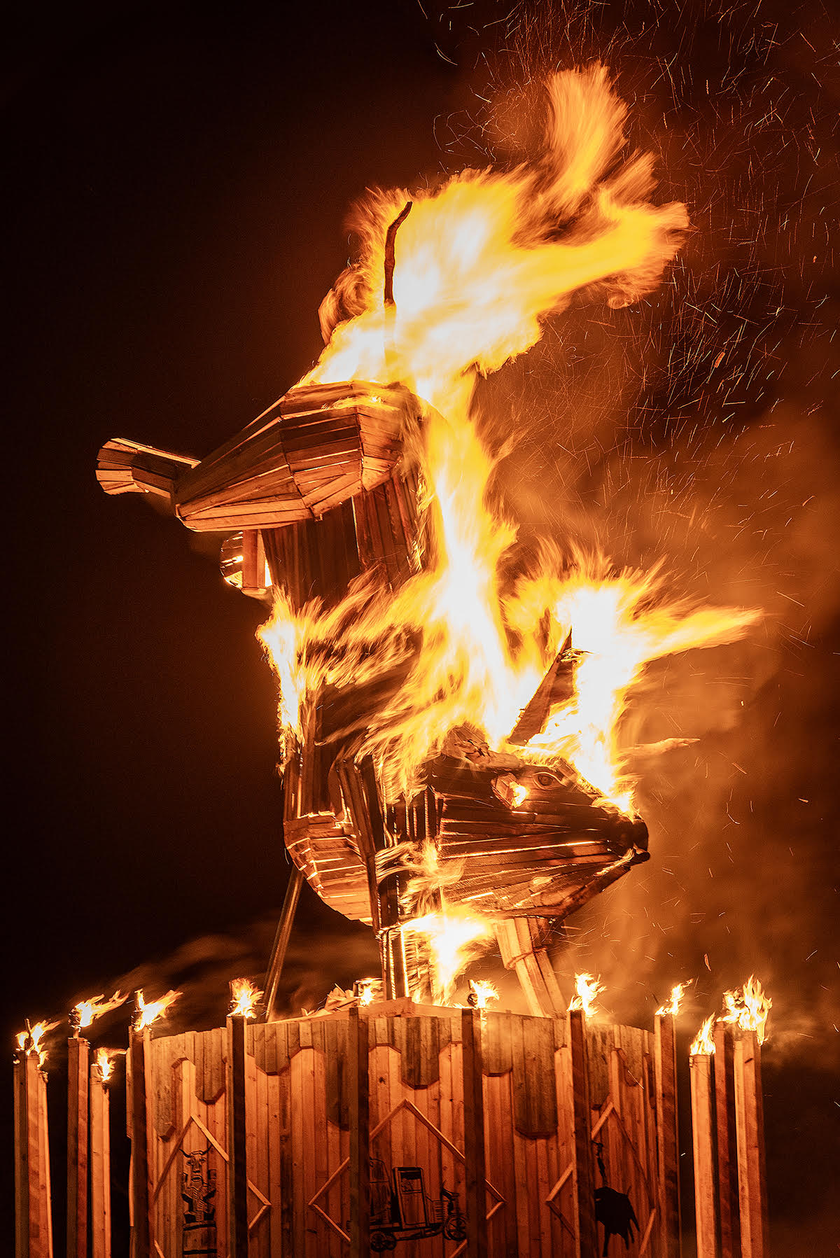 The Bull gets burns as his candles flicker on his birthday cake at this years Bull and Barrell Festival in Dardanup. Picture by David Bailey

For one off use only.