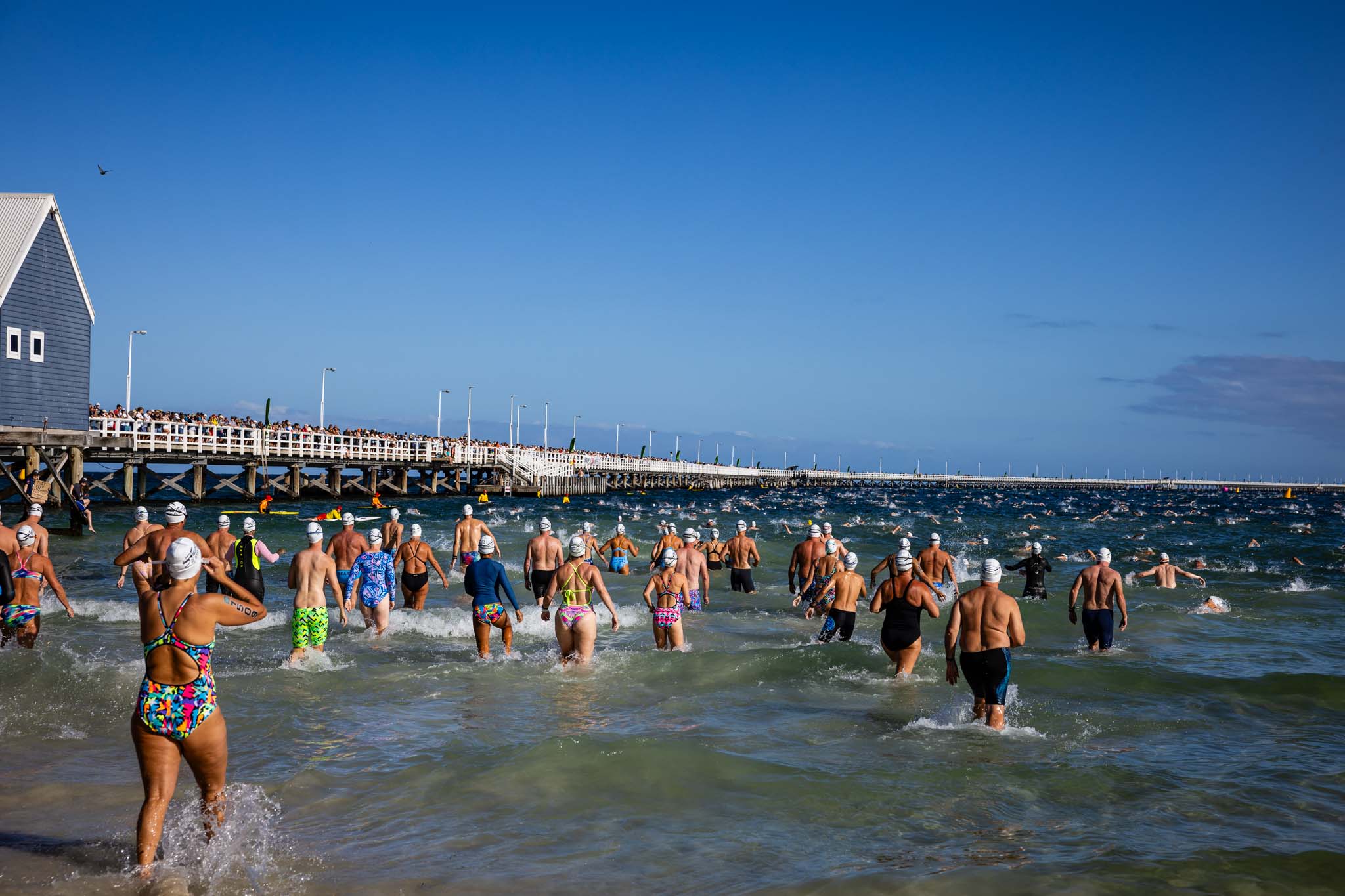 Busselton Jetty Swim 2025 - Solo Swim - Photo: Daniela Tommasi Photography