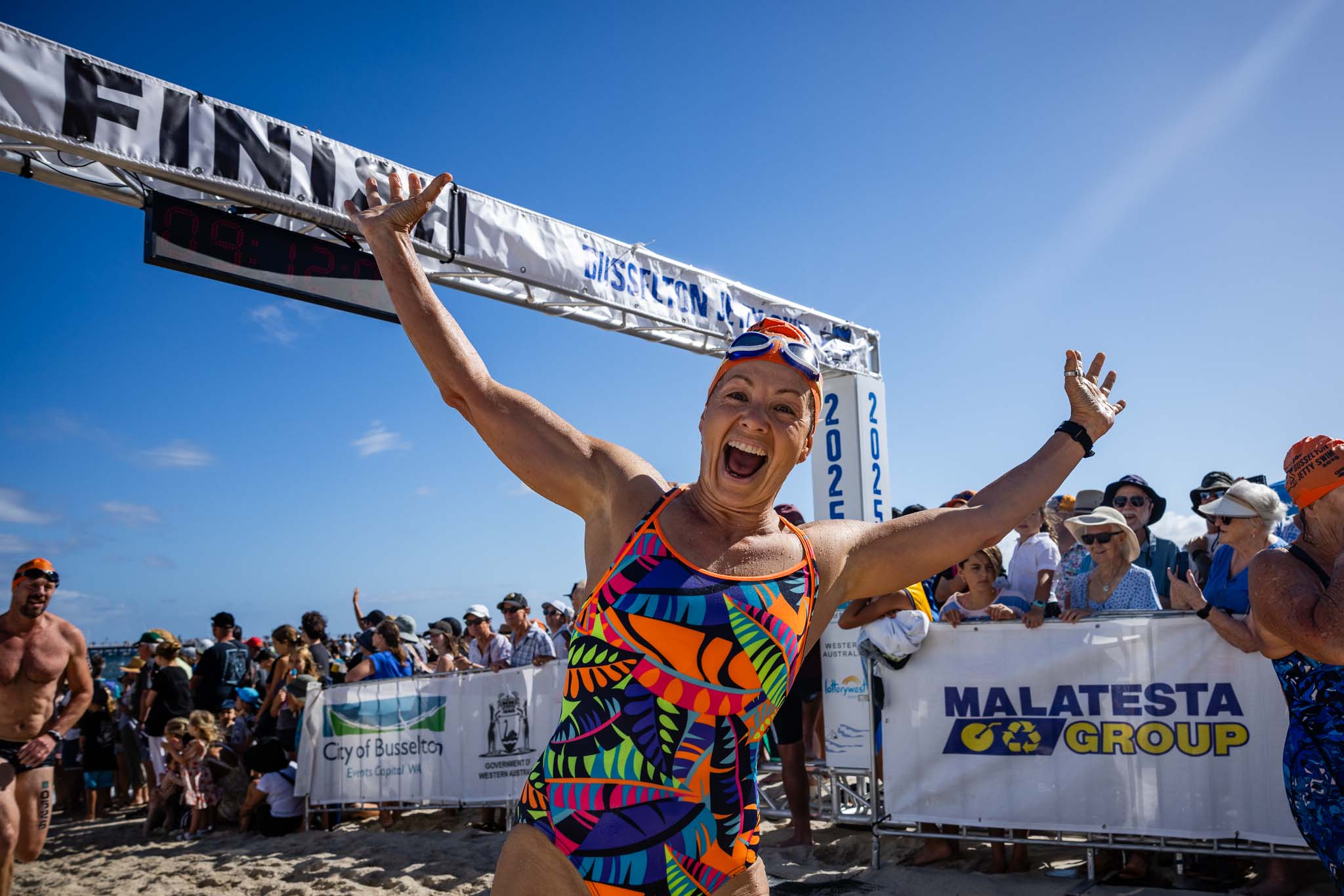 Busselton Jetty Swim 2025 - Solo Swim - Photo: Daniela Tommasi Photography
